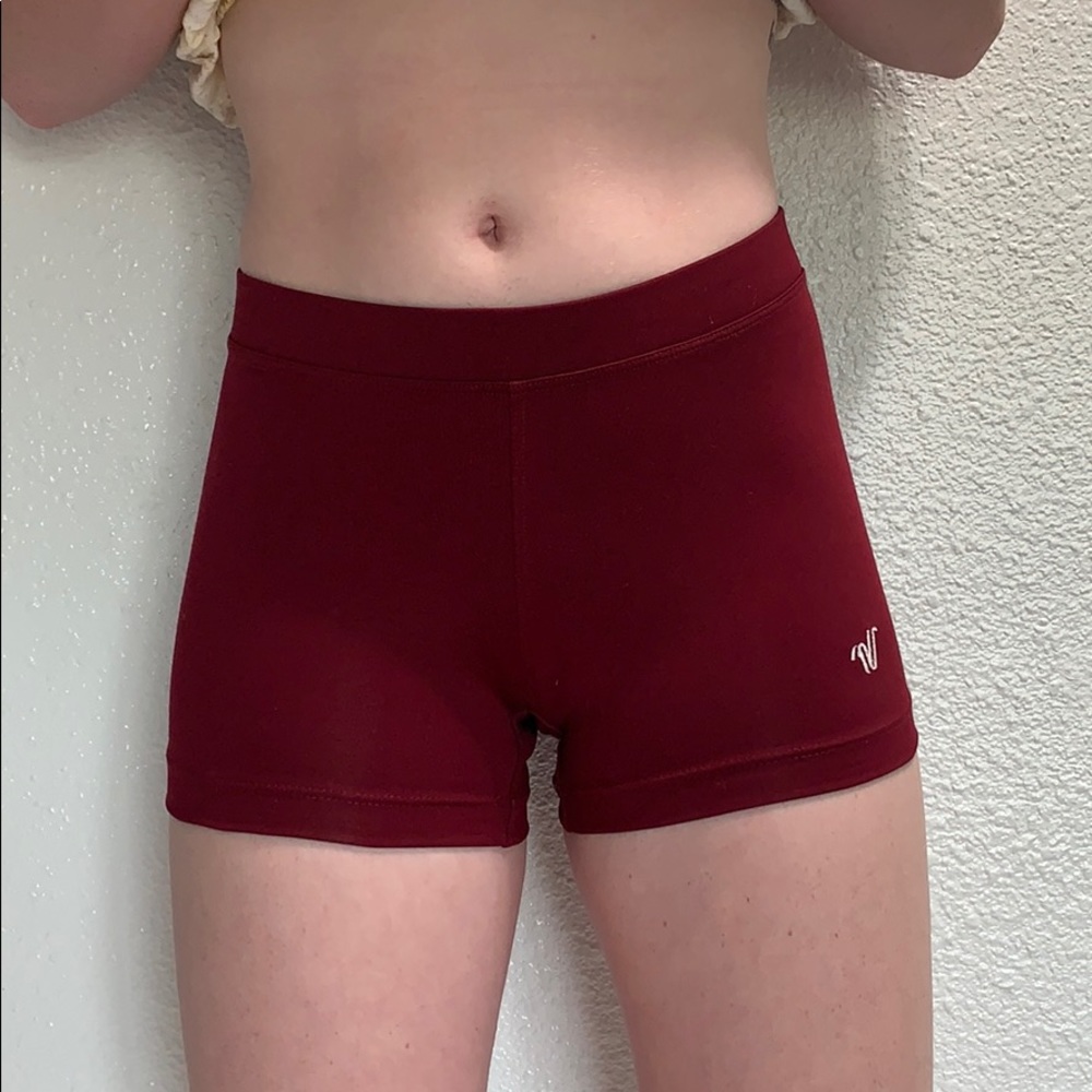 Maroon Varsity Spandex